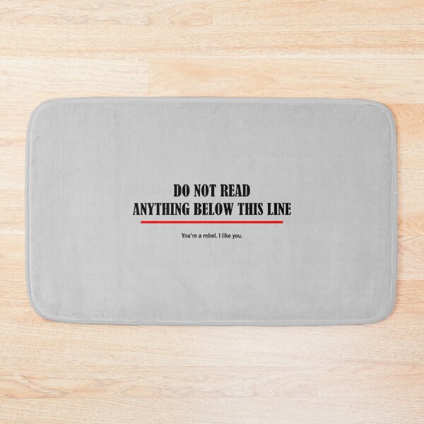 Item preview, Do Not Read designed and sold by Troy Green.