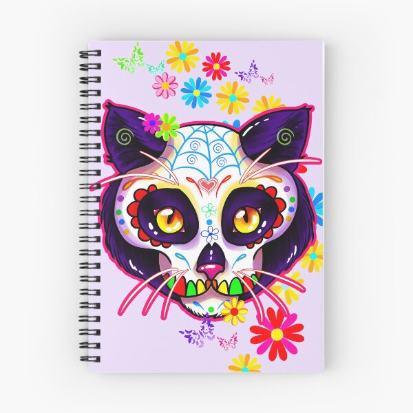 Item preview, Mexican Day Of The Dead Kitty Cat Sugar Skull designed and sold by Gothic Fantasy.