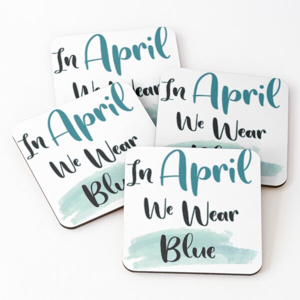 Item preview, In April We Wear Blue designed and sold by Ras-man93.