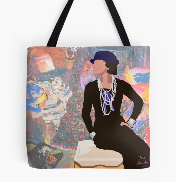 Coco smoking a cigar with abstract background Tote Bag by JessArrieta