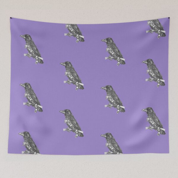 Item preview, Raven and snapdragon seed pods designed and sold by KnowingWonder.