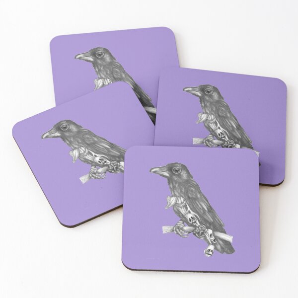 Item preview, Raven and snapdragon seed pods designed and sold by KnowingWonder.
