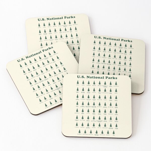 Item preview, U.S. National Parks All 63 National Parks Hiking Camping designed and sold by yelly123.