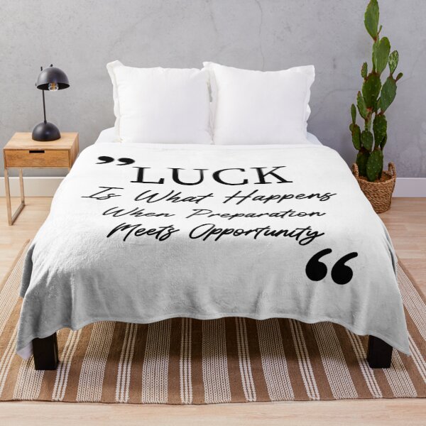 Item preview, Luck Is What Happens When Preparation Meets Opportunity Classic T-shirt designed and sold by Achrafilla1.