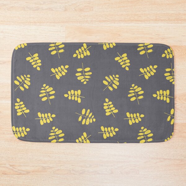 Item preview, Yellow Stems on Grey Background - Pantone colors 2021 designed and sold by Mommyisakeeper.