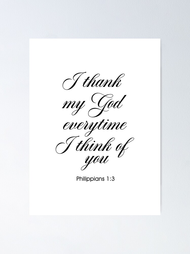 I Thank My God {Poster}