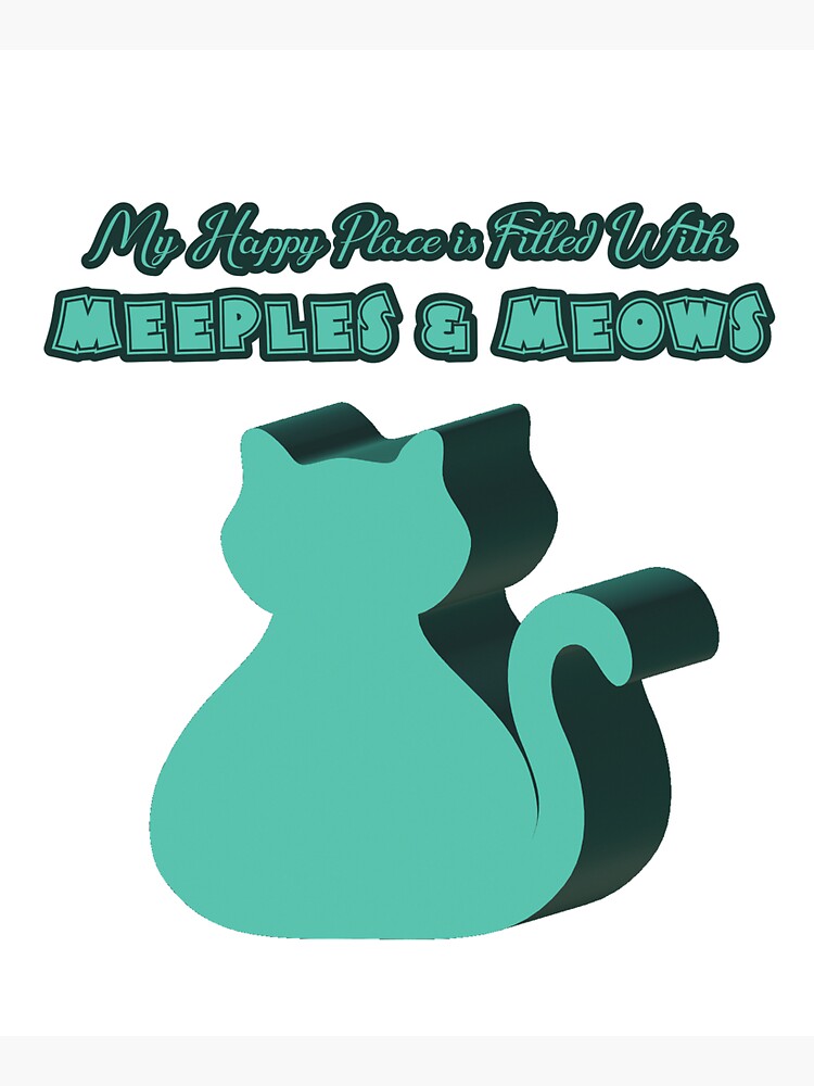 Thumbnail 5 of 5, Tote Bag, Happy Place - Board Games and Meows designed and sold by pudgycatgames.