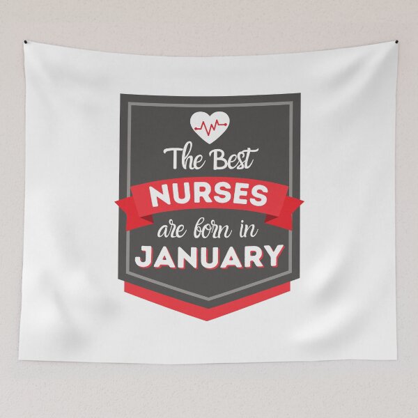 Artikelvorschau, Die besten Krankenschwestern werden im Januar geboren entworfen und verkauft von DocTeen.