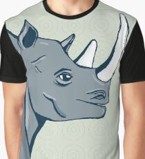 hand drawn rhinoceros Graphic T-Shirt