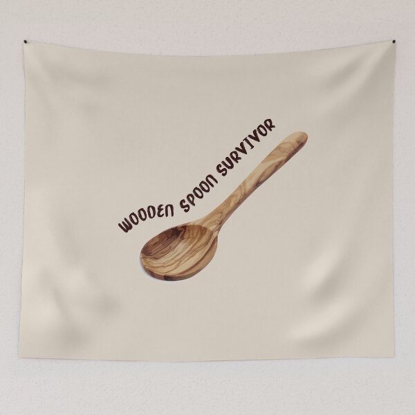 Item preview, Funny Wooden Spoon Survivor designed and sold by KeekStudio.