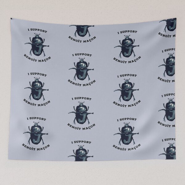 Item preview, I support Benoît Maçon and his beetle wife designed and sold by mol842.