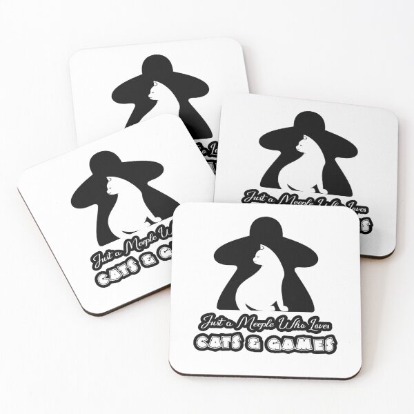 Item preview, Just A Meeple Who Loves Cats And Games  designed and sold by pudgycatgames.