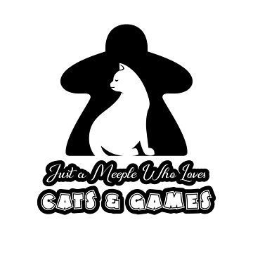 Artwork thumbnail, Just A Meeple Who Loves Cats And Games by pudgycatgames