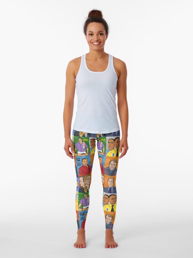 Better Call Saul Mosaic Characters Leggings for Sale by C·REBRAL