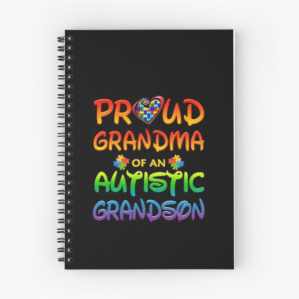 Aperçu de l'œuvre T-shirt Grand-mère fière de sensibilisation à l'autisme de petit-fils autiste créée et vendue par HammonArt.