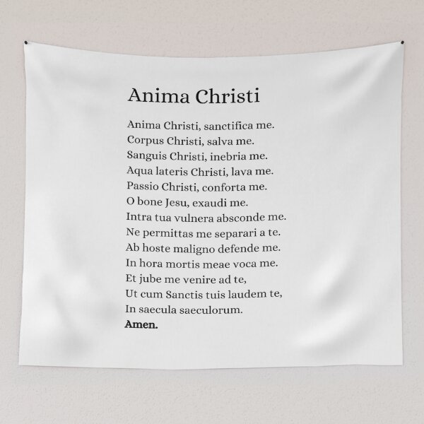 Item preview, Anima Christi | Prayer In Latin designed and sold by KarolinaPaz.