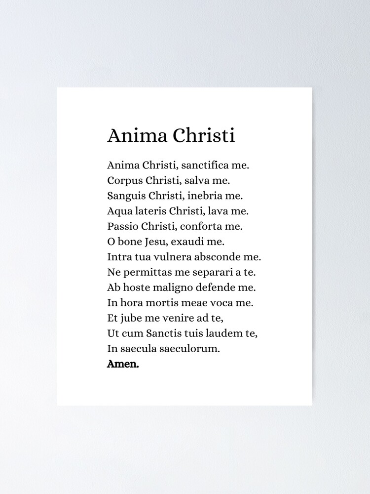 The Anima Christi | Trinity Anglican