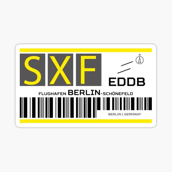 Item preview, Destination Berlin Schoenefeld Airport designed and sold by avionuts.