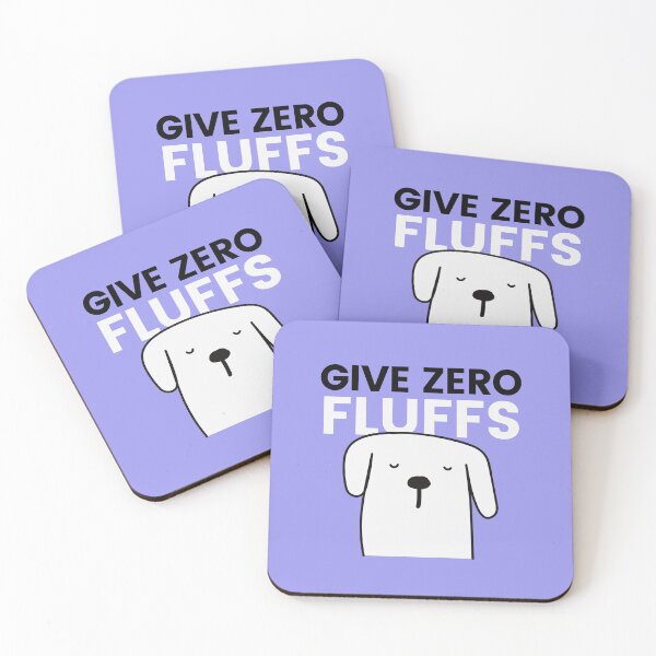 Item preview, Give Zero Fluffs puppy pun designed and sold by Tecnofa.