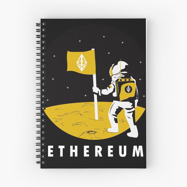 Item preview, Ethereum On The Moon Yellow Moon designed and sold by Sujitra  Romyen.