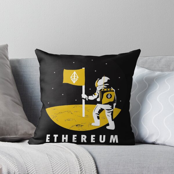 Item preview, Ethereum On The Moon Yellow Moon designed and sold by Sujitra  Romyen.