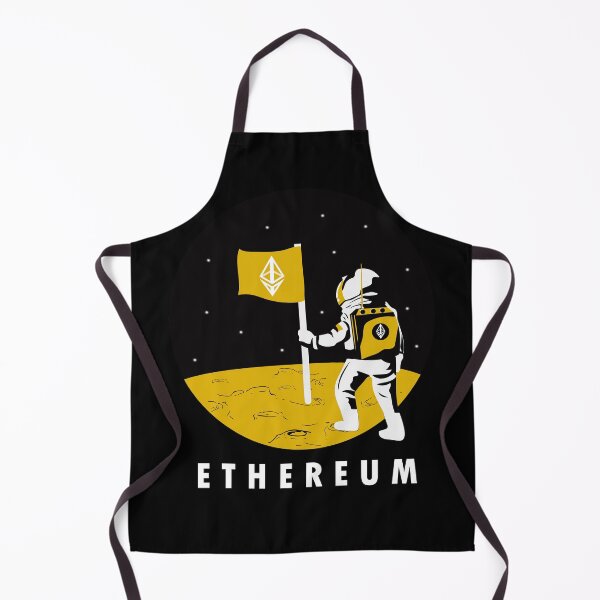 Item preview, Ethereum On The Moon Yellow Moon designed and sold by Sujitra Romyen.