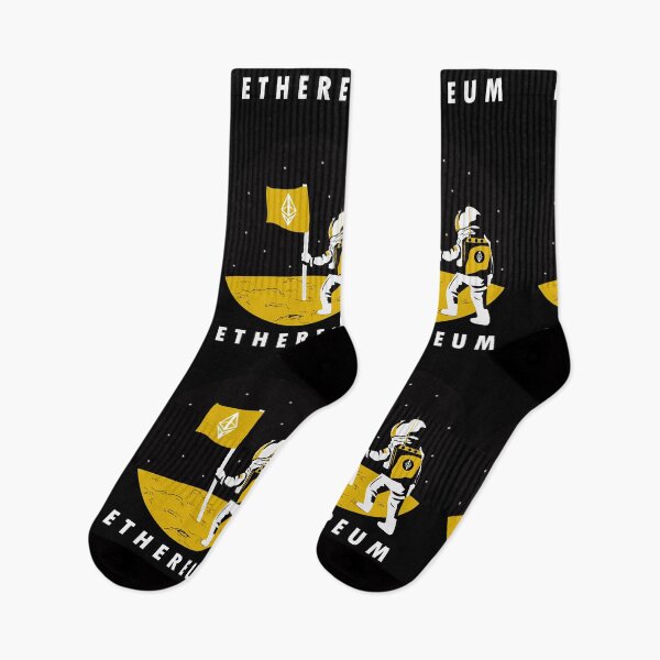 Item preview, Ethereum On The Moon Yellow Moon designed and sold by Sujitra  Romyen.