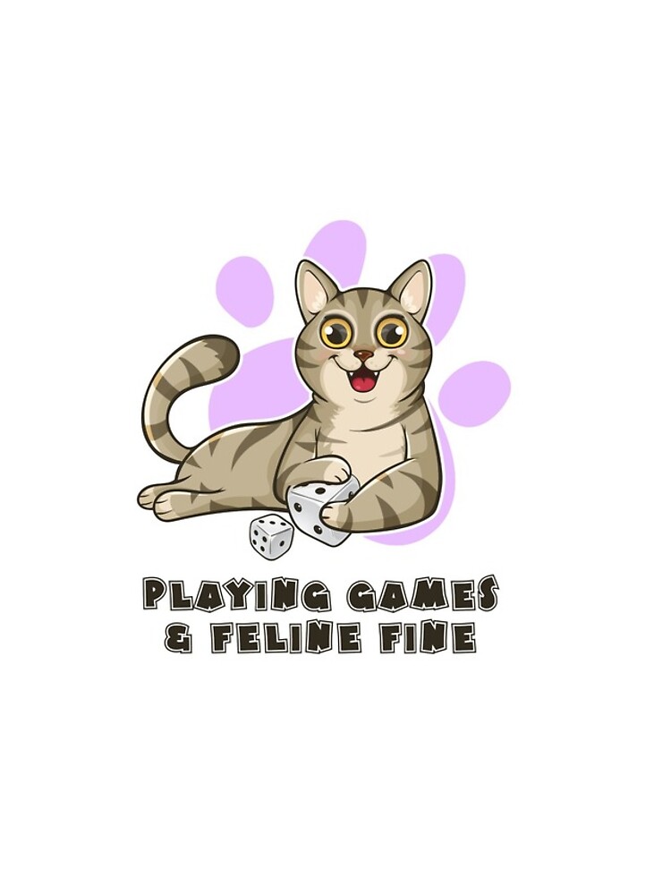 Thumbnail 4 of 4, iPhone Case, Playing Games And Feeling Fine designed and sold by pudgycatgames.