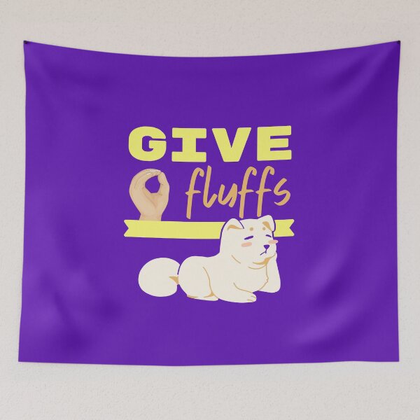 Item preview, Give Zero Fluffs puppy pun designed and sold by Tecnofa.