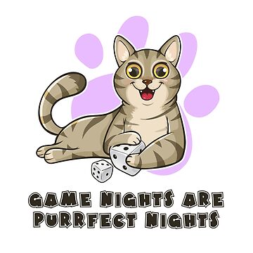 Artwork thumbnail, Game Nights Are Purrfect Nights by pudgycatgames