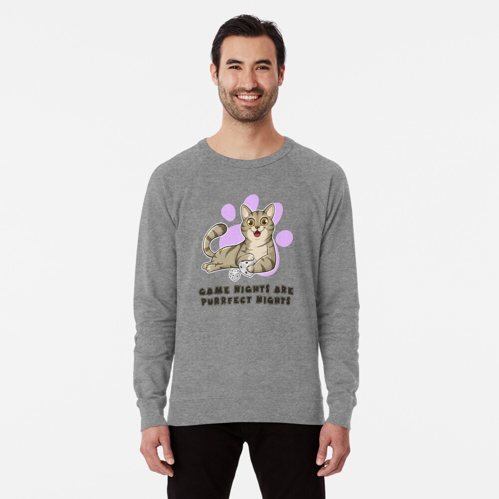 Item preview, Lightweight Sweatshirt designed and sold by pudgycatgames.