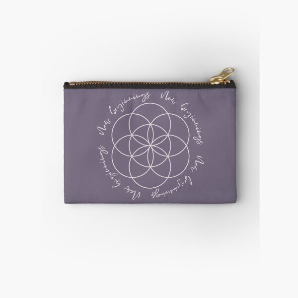 Item preview, New beginnings with the Seed of Life (Purple and Lavender Gray) designed and sold by squishyrainbow.