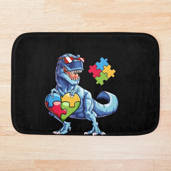 Item preview, Dinosaur Puzzle Piece T shirt Autism Awareness Boys Kids Men designed and sold by HammonArt.