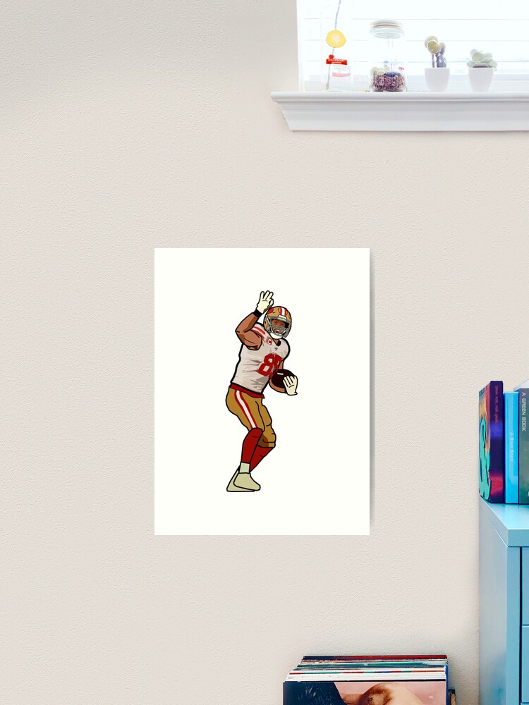 George Kittle San Francisco 49ers Unsigned Touchdown Celebration Photograph