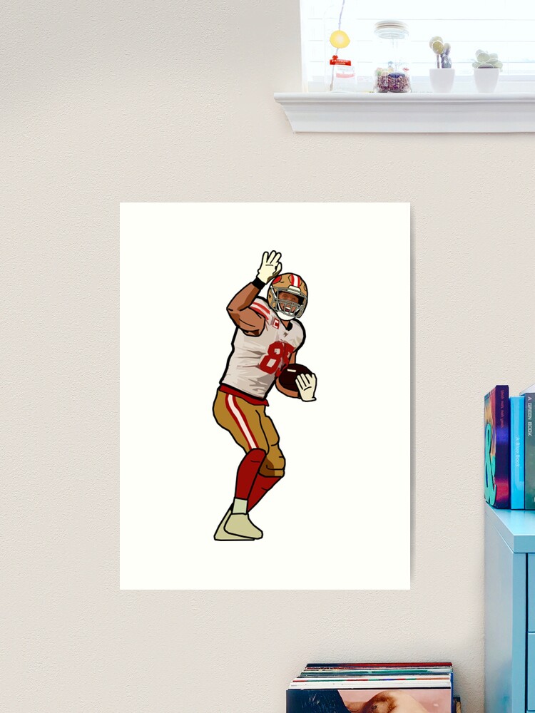 George Kittle San Francisco 49ers Unsigned Touchdown Celebration