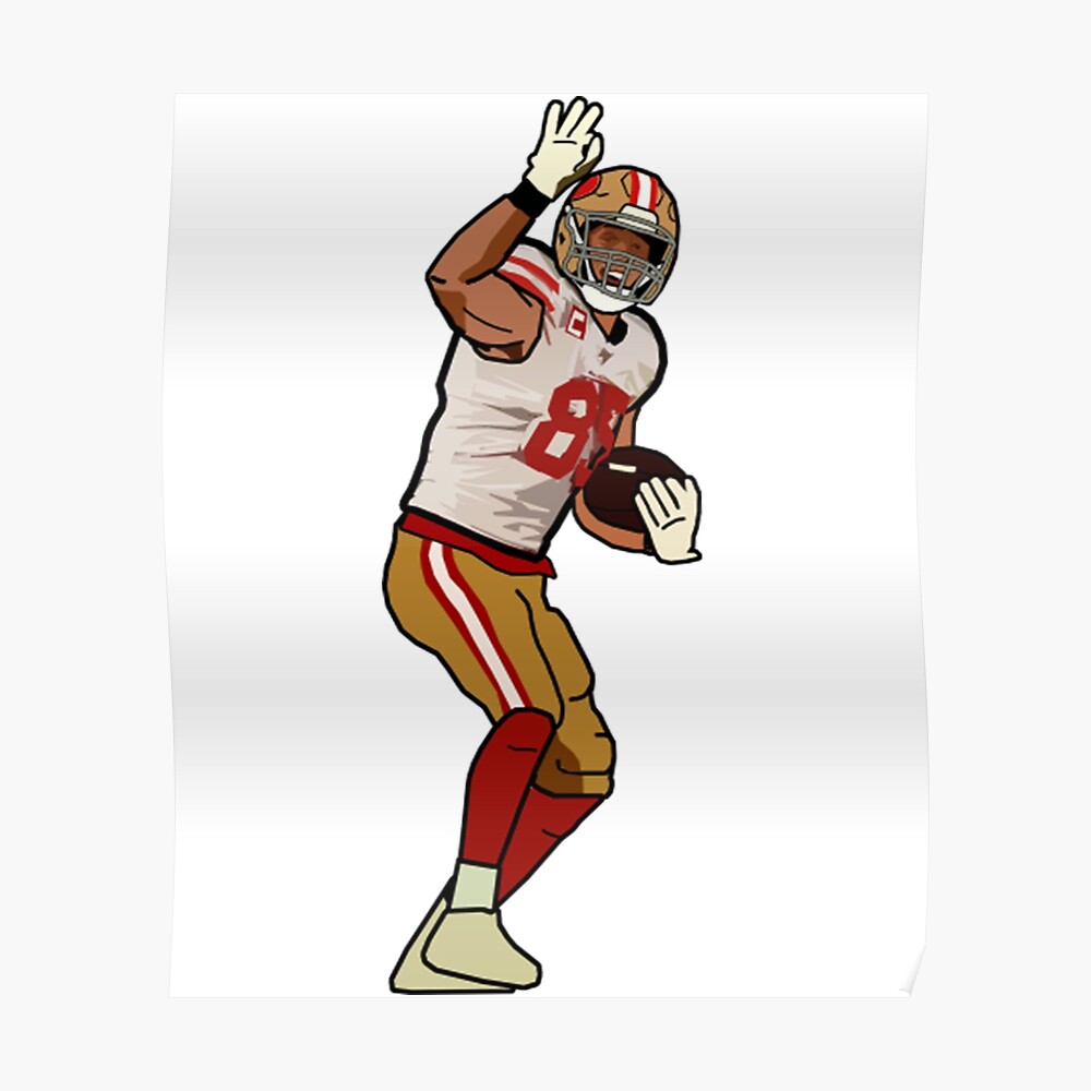 George Kittle San Francisco 49ers Unsigned Touchdown Celebration Photograph