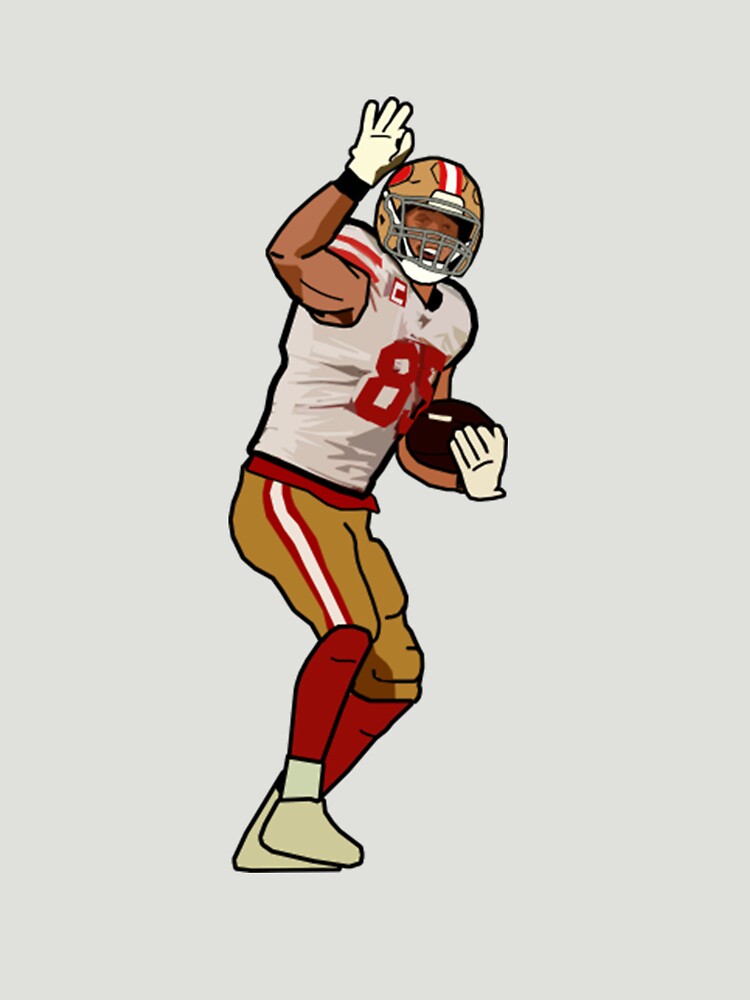 Rinkha George Kittle Football Paper Poster 49ers 2 Kids T-Shirt