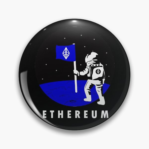 Item preview, Ethereum On The Moon Blue Moons  designed and sold by Sujitra  Romyen.