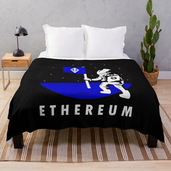 Item preview, Ethereum On The Moon Blue Moons  designed and sold by Sujitra  Romyen.