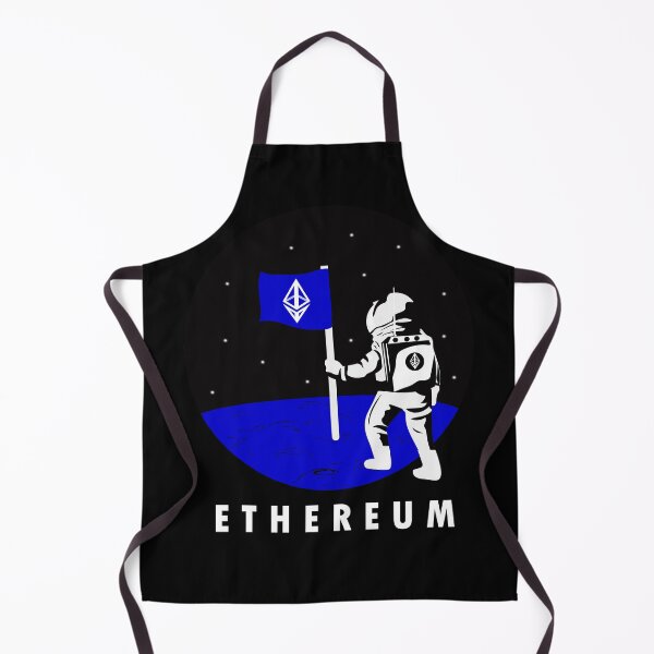 Item preview, Ethereum On The Moon Blue Moons designed and sold by Sujitra Romyen.