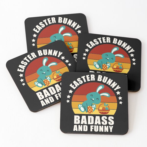Item preview, easter bunny badass and funny designed and sold by DIDAKU.