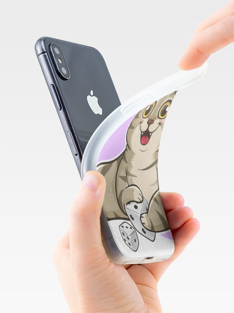 Thumbnail 4 of 5, iPhone Case, Pudgy Cat Games Logo designed and sold by pudgycatgames.