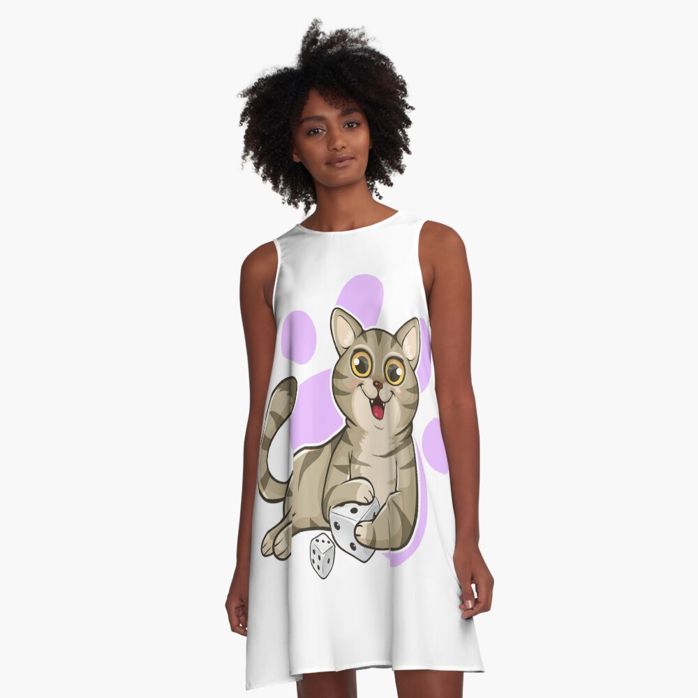 Item preview, A-Line Dress designed and sold by pudgycatgames.