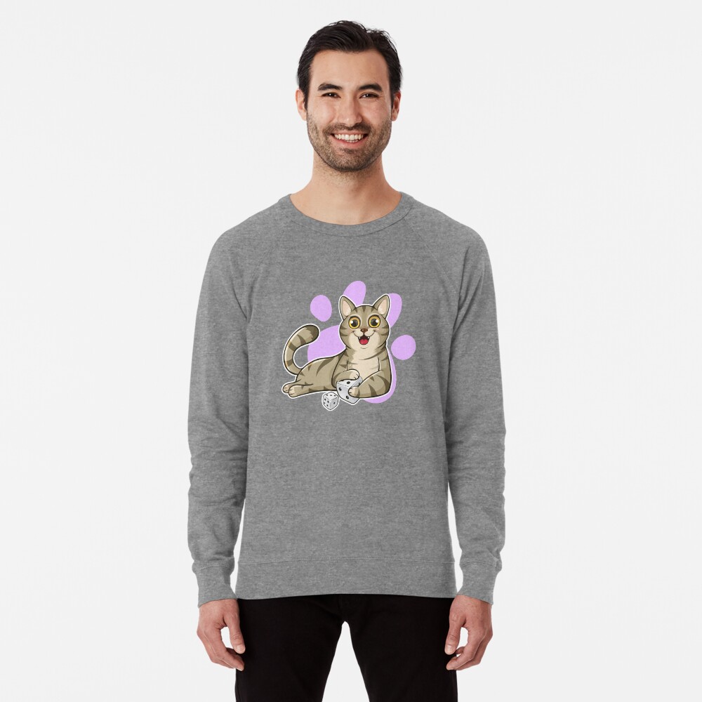 Item preview, Lightweight Sweatshirt designed and sold by pudgycatgames.