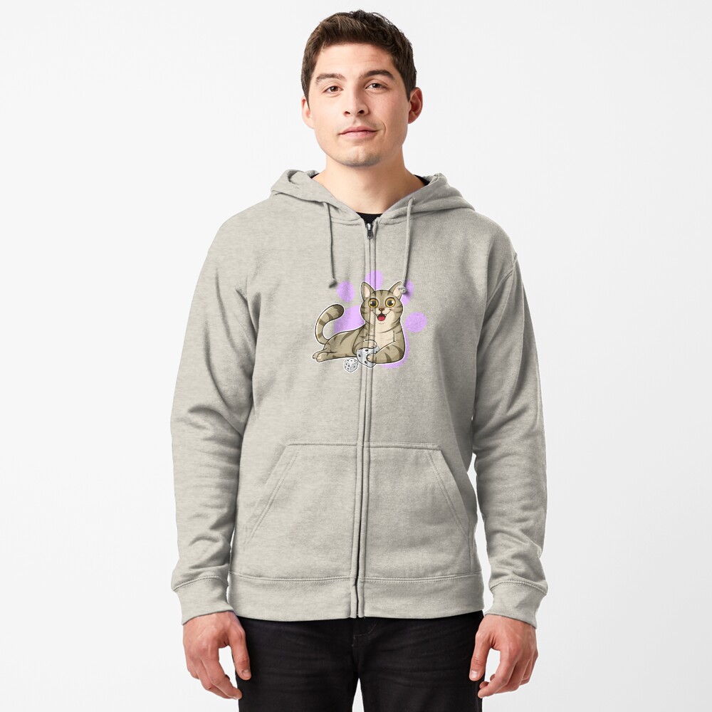 Item preview, Zipped Hoodie designed and sold by pudgycatgames.