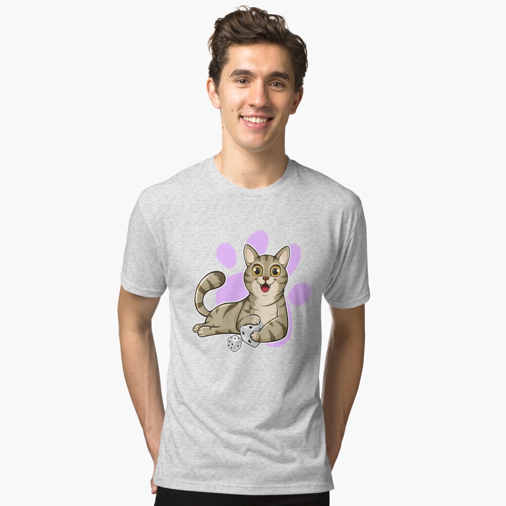 Item preview, Tri-blend T-Shirt designed and sold by pudgycatgames.