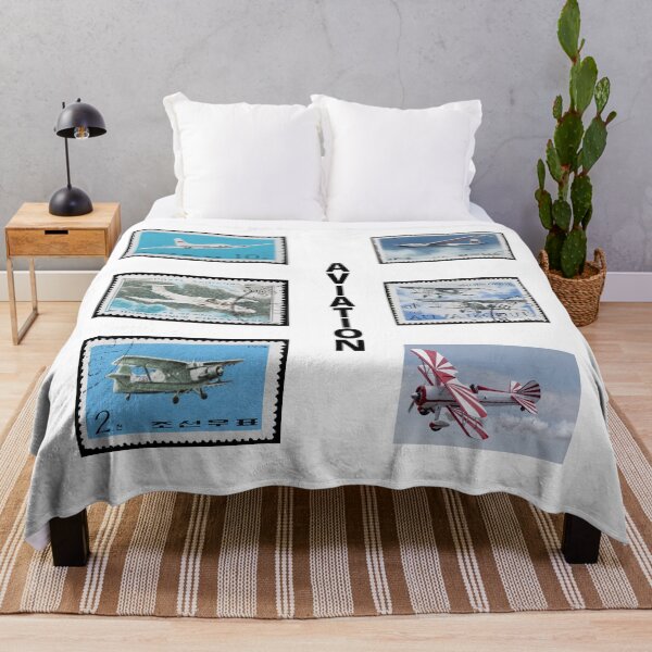 Item preview, Vintage Aviation Airplane Stamp Postage Sticker Pack Passport Adventure Travel designed and sold by CBCreations73.