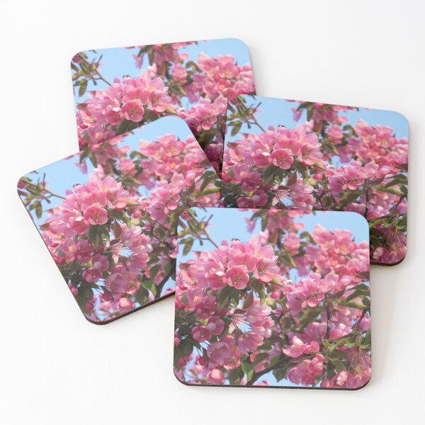 Item preview, Pink Crab Apple Tree Blossom flowers   designed and sold by FlowersAndMore.