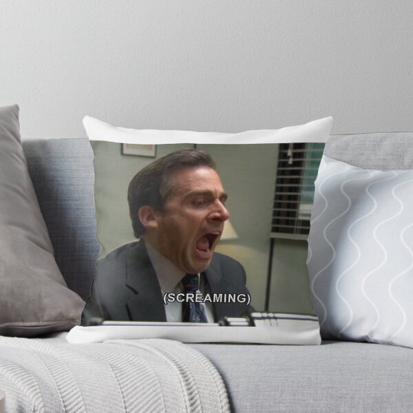 Item preview, THE OFFICE MEME MICHAEL SCOTT SCREAMING designed and sold by Terry Loves Yogurt.