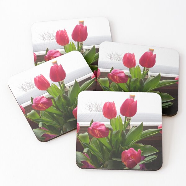 Item preview, Dazzling Pink Tulip Flowers designed and sold by FlowersAndMore.